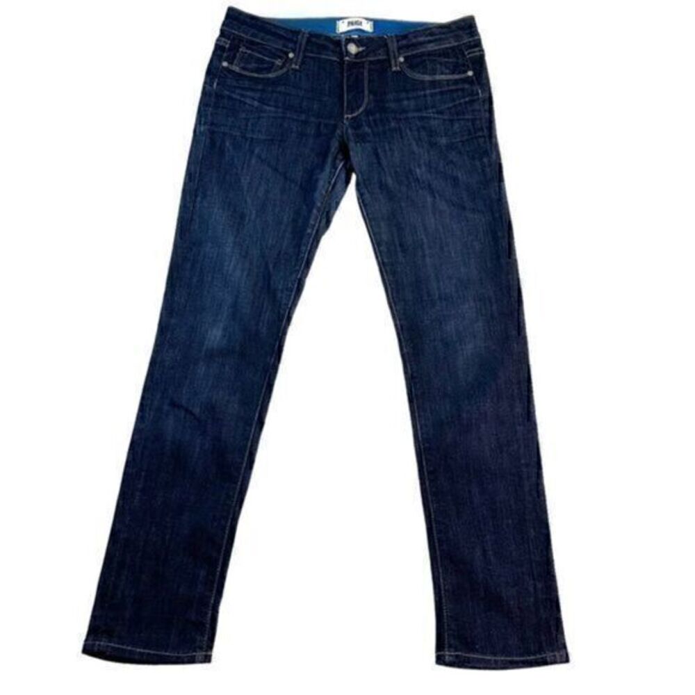 Paige Womens Dark Wash Skyline Ankle Peg‎ Jeans Size 28